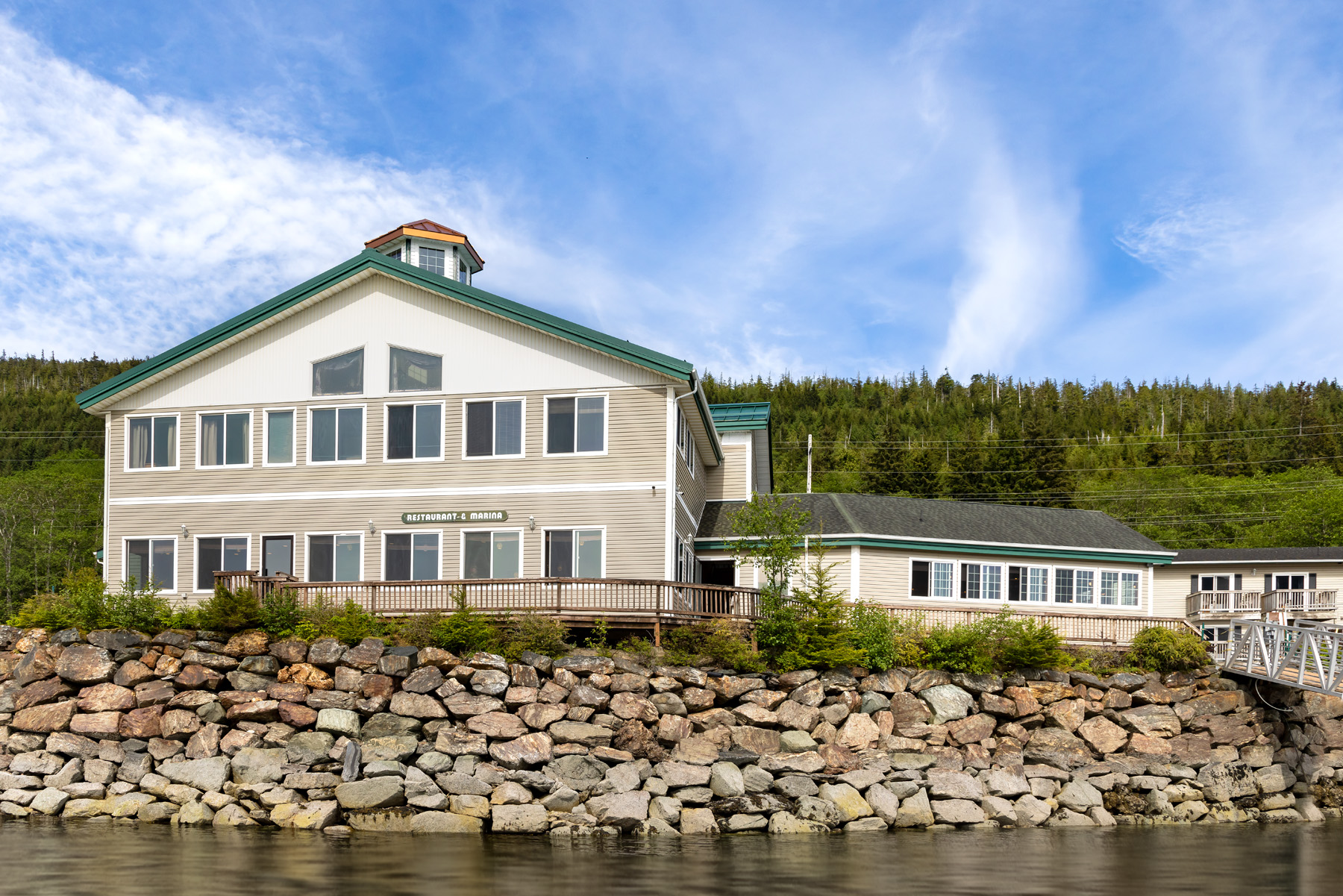 The Ketch Inn & Marina from the water